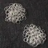 Accesorios de Anillo Cerrado Joyería DIY Conectores de Anillo Hechos a Mano Todos los Tamaños Anillos de Conexión Anillos Planos Anillos Pequeños de Hierro Anillos Redondos