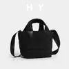 Bolsa Feminina Original Dongdaemun Coreia do Sul Simples Leve Nylon Penas Mão Ombro Transversal Versátil Bolsa de Mão