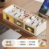 Caja Organizadora de Cables de Datos con Compartimentos Multifuncionales Caja de Gestión de Cables para Escritorio del Hogar Caja Organizadora para Cabezales de Cargador, Cables de Auriculares y Cables de Alimentación