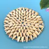 Fábrica de Conchas Marinas Naturales Venta al por Mayor Mantel Individual para Bebé Posavasos Posavasos de Concha Artesanías de Concha Hechas a Mano