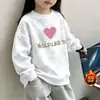 Sudadera de otoño para niña 2026 nuevo estilo suéter de otoño e invierno para niño de manga larga top casual moderno con estampado