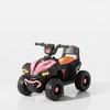 Scooter para niños con manillar de empuje, de cuatro ruedas para 1-3 años de edad, coche de juguete para bebés varones y niñas, puede sentarse en coche de playa para niños