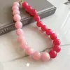 Collar de doble capa con cuentas acrílicas transfronterizo europeo y americano, cadena para la clavícula de lujo ligero de alta gama, joyería de estilo étnico vintage al por mayor
