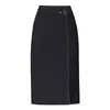 Falda de moda bodycon profesional para mujer, nuevo estilo coreano otoño 2026 cintura alta ajustada falda midi de trabajo
