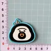 Plástico Blando Cabeza de Animal de Dibujos Animados Agujero Zapato Flor DIY Funda de Teléfono Móvil Taza de Agua Parche Pegatina de Pared Accesorios para el Cabello Accesorios Material Al Por Mayor