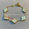 Pulsera Buccellati Italiana CNC Cepillada Cinco Flores Grabado Láser Estilo Corte Femenino Moda Lujo Gama Alta