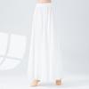 Calça Wide-Leg Clássica para Mulheres, Novo Estilo, Calça de Gaze Solta e Fluida para Performance, Roupa para Prática Diária, Calça de Dança Chinesa