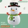 Nueva Serie de Decoración para Fiesta Navideña Mini Muñeco de Nieve, Anciano, Reno, Árbol de Navidad Globos de Papel de Aluminio Serie Navideña