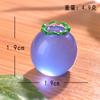 Novo Lindo Fruta Simulação Micro Paisagem DIY Ornamento Luminoso Melancia Morango Uva Resina Artesanato
