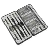 Set de Destornilladores de Precisión Multifuncional 28 en 1 Premium con Cortador para Reparación de Computadoras y Relojes, Desmontaje y Reparación Profesional