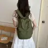 Bolso mochila plegable de nailon a cuadros, impermeable, ligero, bolsa de almacenamiento de gran capacidad para viajes, moderno