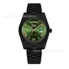 Nuevo Reloj para Hombre con Correa de Acero Inoxidable, Estilo de Negocios, Sencillo y Lujoso, Reloj de Cuarzo Resistente al Agua, Reloj de Pulsera con Manecillas de Esfera Grande para Comercio Exterior