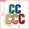 En stock Toalla de Letras de Doble Capa Bordado Parche de Insignia Bordada Pegatina de Tela Accesorios para Ropa Accesorios Suministro Directo de Fábrica