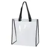 Bolsa de mano de PVC transparente Bolsa de mano de PVC popular de red bolsa de regalo de PVC transparente bolsa de playa transparente bolsa de compras