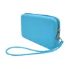 Bolsa de Maquillaje de Silicona Bolsa de Almacenamiento para Cables de Datos Uso Diario Gran Capacidad Billetera de Silicona para Monedas Bolsa para Teléfono Multiusos Personalizable