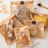 Bolsa para pan de hielo de piel de vaca inglesa, bolsa de piña, bolsa para croissant, bolsa autosellante, rebanadas de pan tostado, bolsa transparente, bolsa para hornear
