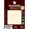 Papel A4 (metálico) Dourado 180g.