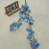 Arreglo de Flores Artificiales con Flores de Peral para Decoración de Salón de Bodas, Ramilletes Florales Lineales, Flores Falsas para Arreglo de Techo de Escenario de Bodas, Arte Floral de Fondo