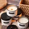Vela Perfumada Clásica en Lata Negra Souvenir, Artículo de Venta Caliente Transfronterizo, Pequeño Regalo Práctico, Adorno de Aromaterapia