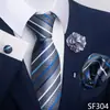Venta Caliente Transfronteriza para Hombre Negocios Gama Alta Corbata Formal de Bolsillo para Negocios Set de Corbata 8cm Grande Suministro Listo
