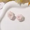 Fofo Leve Estilo Primavera Renda Creme Malha Flor Pequena Botão DIY Presilha Lateral Elástico de Cabelo Acessório de Cabelo Sapato e Chapéu Decoração Acessórios Florais