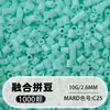 Set de cuentas de 264 colores, 1000 cuentas por bolsa, cuentas de 2.6MM, materiales para rompecabezas 3D DIY, venta al por mayor