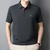 Estilo Novo de Verão 2026 Camiseta de Manga Curta em 9 Cores com Painel Frontal Color Block, Feita de Tecido Waffle Elástico
