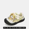 Sapatos casuais oversized fofos e peculiares, estilo coreano, de sola macia, para crianças, nova coleção de outono, tênis de moda unissex para meninos e meninas, tênis de corrida para estudantes