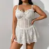 Comércio Exterior Transfronteiriço Fonte de Mercadorias Lingerie Erótica Renda Pijama Sexy Camisola Feminina Saia Curta Desejo Puro Confortável Novo Estilo Europeu e Americano