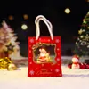 Porta lápices de Santa Claus con luz nocturna, nuevo producto transfronterizo, decoración creativa para Nochebuena, regalo para niños, venta al por mayor