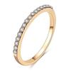 Cao Shi Anillo de Circonita Micro-Incrustada para Mujer Estilo Normcore Más Vendido Transfronterizo Versátil Anillo para Dedo Índice Regalo Modelo Popular