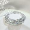 Pulseira Enrolada de Luxo Leve Design Nicho Pulseira Empilhada de Strass Estilo Simples Frio Pulseira Elegante de Alta Qualidade