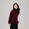 Ropa Especial Zhengqi/ Camiseta Básica de Punto para Mujer con Cuello de Pelo, Nuevo Estilo de Moda, Suéter Cómodo de Lana con Forro Polar