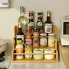 Estilo Medieval Escalera Estante de Almacenamiento Multiusos para Condimentos Estante Multifuncional para Frascos y Botellas de Condimentos en Encimera de Cocina