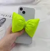 Clip trasero para teléfono móvil correa cruzada para niñas clip de cordón con lazo clip trasero japonés y coreano cordón transparente de dibujos animados para teléfono móvil