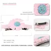 Baona joyería ácido acético Flor de Margarita pasador accesorios para el cabello moda temperamento chica clip de resorte Directo de Fábrica