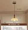 Lámpara de araña de restaurante estilo vintage, lámpara de mesita de noche color nogal, iluminación de barra de mostrador de restaurante de alta gama, accesorios de iluminación de Zhongshan, luces LED