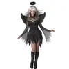 Disfraz de Cosplay de Ángel Negro de Halloween Disfraz de Novia Fantasma Disfraz de Halloween Zombi Maligno Disfraz de Ángel Oscuro