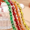Color arena oro cuentas cuentas de vidrio cuentas sueltas cuentas checas pulsera joyería con cuentas materiales hechos a mano diy venta al por mayor