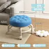 Banqueta pequena com roda universal banqueta redonda móvel para casa artefato para levar crianças sala de estar infantil mesa de centro rodízios de placa de rejunte banqueta baixa