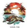 Patrón de estampado de verano en la costa, transferencia de calor, pegatinas de transferencia de calor para logotipos de ropa, pegatinas de estampado en caliente, fábrica de imágenes de transferencia de calor con estampado adhesivo