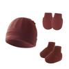 2024 Gorro Transfronterizo para Bebé Gorro para Recién Nacido Gorro Fetal Gorro para Niño y Niña Guantes Botitas Set Europeo y Americano