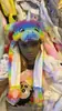 Sombrero de Peluche chiikawa Empleado de Tren Usaqiyka Orejas Wow Móviles Brillante Divertido Sombrero
