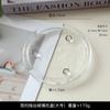 Plato de Vidrio para Fruta con Borde de Corazón Simple Escandinavo O Adornos para el Hogar Sala de Estar Cafetería Adornos de Escritorio Accesorios de Fotografía