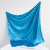 Pañuelo cuadrado de satén de 90 cm de color sólido para mujer transfronterizo, pañuelo para el cuello, pañuelo para la cabeza, satén, moda, brillante, seda, fabricantes, venta al por mayor