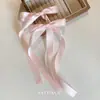 Horquilla de Lazo Largo Mismo Estilo que Jennie Cinta para el Cabello Estilo Ballet Cuerda Trenzada para el Cabello Accesorios para el Cabello Tocado