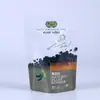Saco de embalagem de alimentos de folha de alumínio com zíper, auto selante, auto sustentável, casual para lanches, selado nas oito laterais