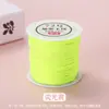Cuerda Tejida a Mano No. Hilo de Jade 72 Hilos Segmentado Teñido Gradiente Colorido Cuerda de Cinco Colores Hilo para Pulsera DIY Nudo Chino Cuerda Venta al por Mayor
