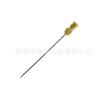 Aguja para fruta de acero inoxidable palillo para fruta barra creativa aguja para vino cabeza de piña palillo Martini aguja para aceituna palillo para cóctel