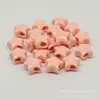 14*9mm Material Acrílico Estrela de Cinco Pontas Contas com Furo Grande Materiais para Miçangas Artesanais DIY Acessórios de Vestuário Contas
